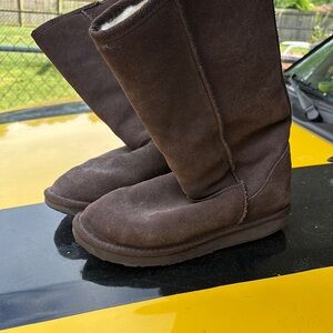 Emu Brown Suede Boots